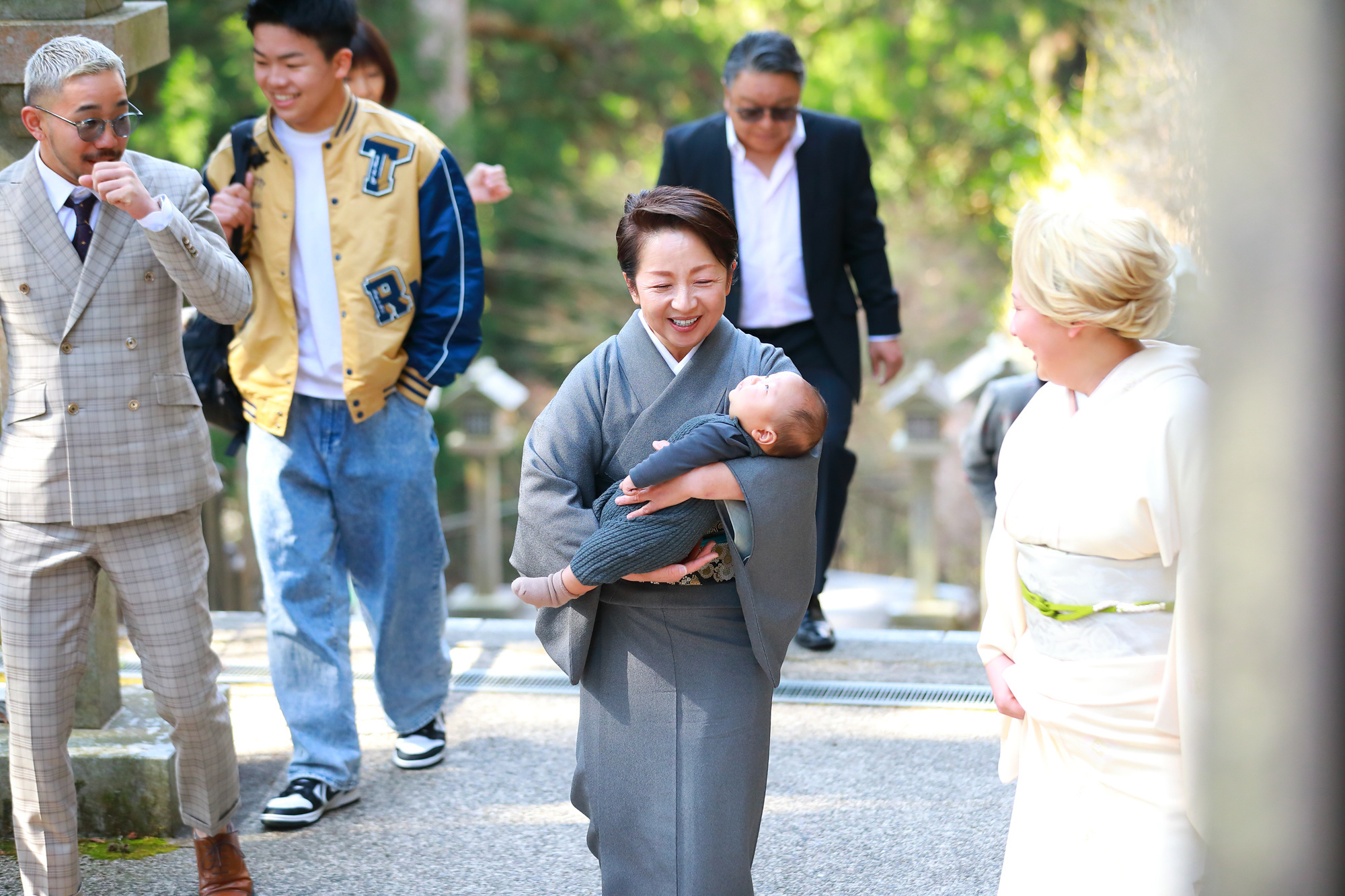 お宮参り写真撮影サンプル
