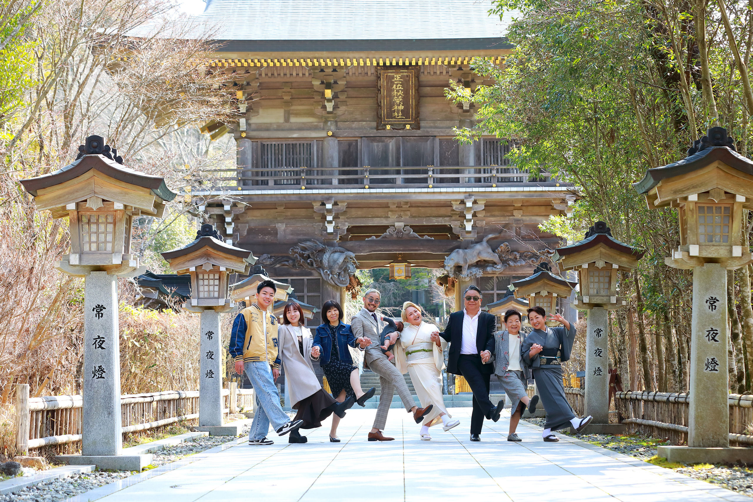 お宮参り写真撮影サンプル