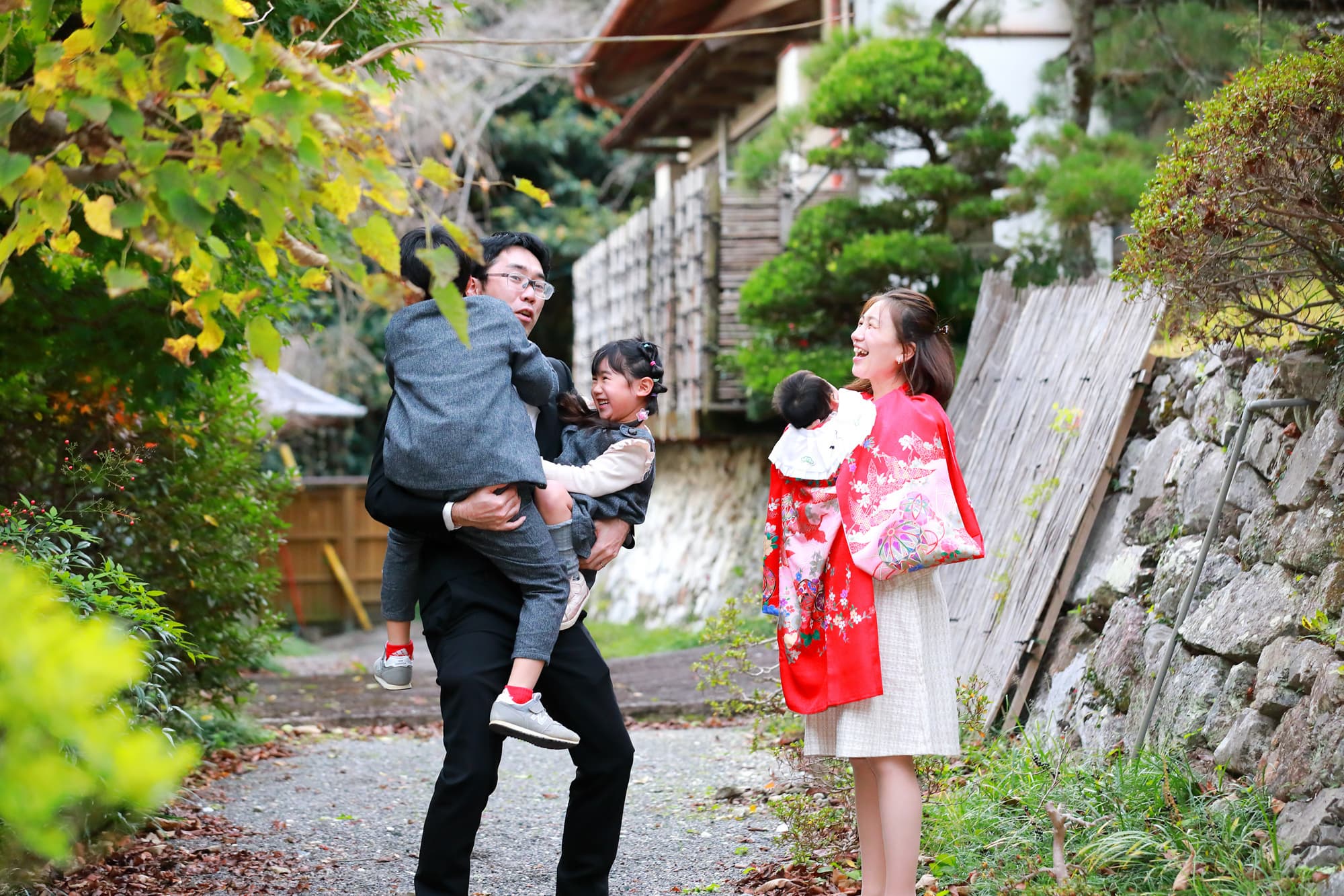 お宮参り写真撮影サンプル