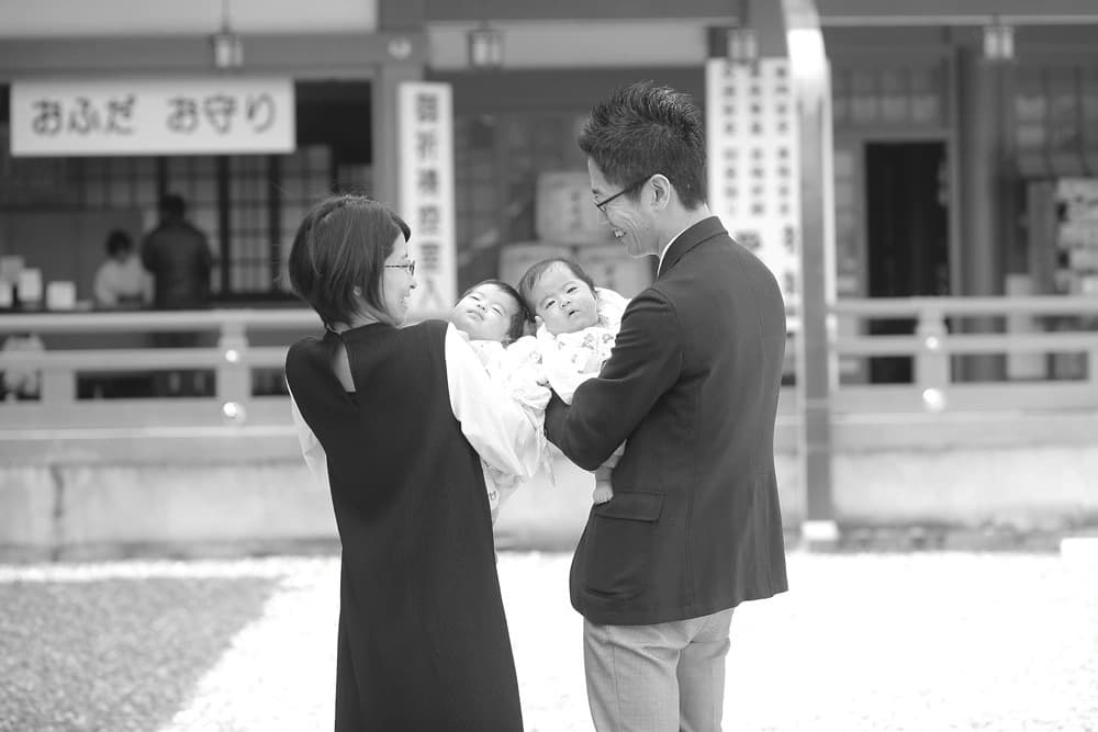 お宮参り写真撮影サンプル