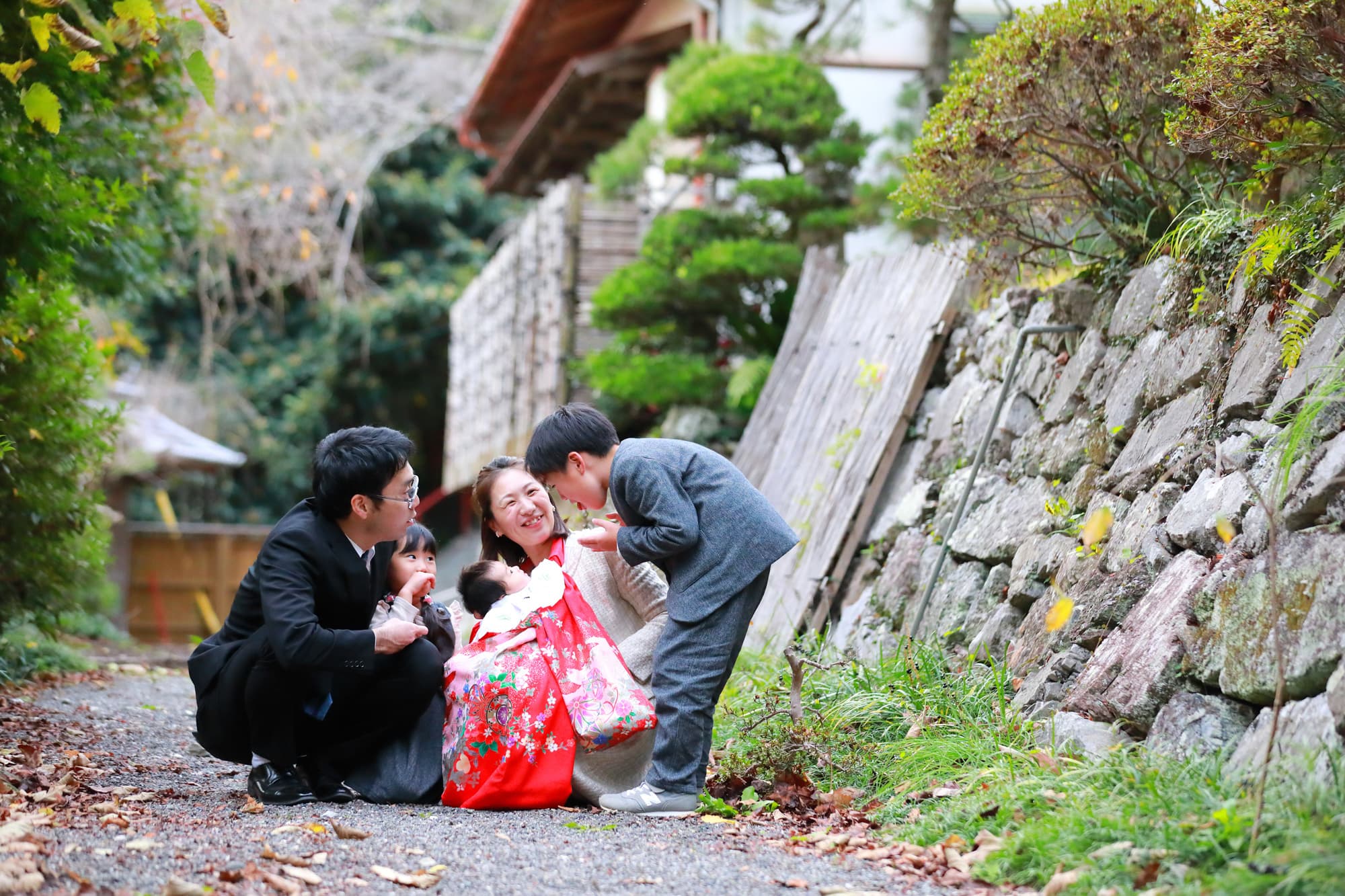 お宮参り写真撮影サンプル