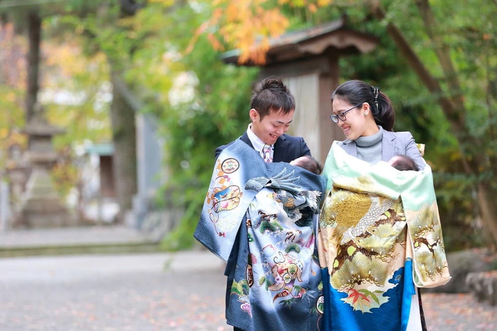 お宮参り写真撮影サンプル