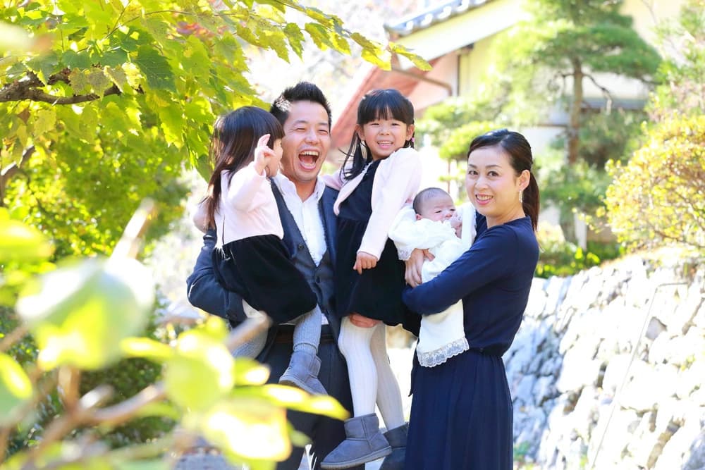お宮参り写真撮影サンプル