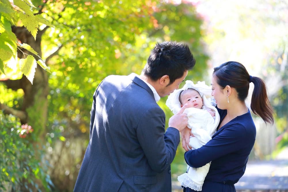 お宮参り写真撮影サンプル