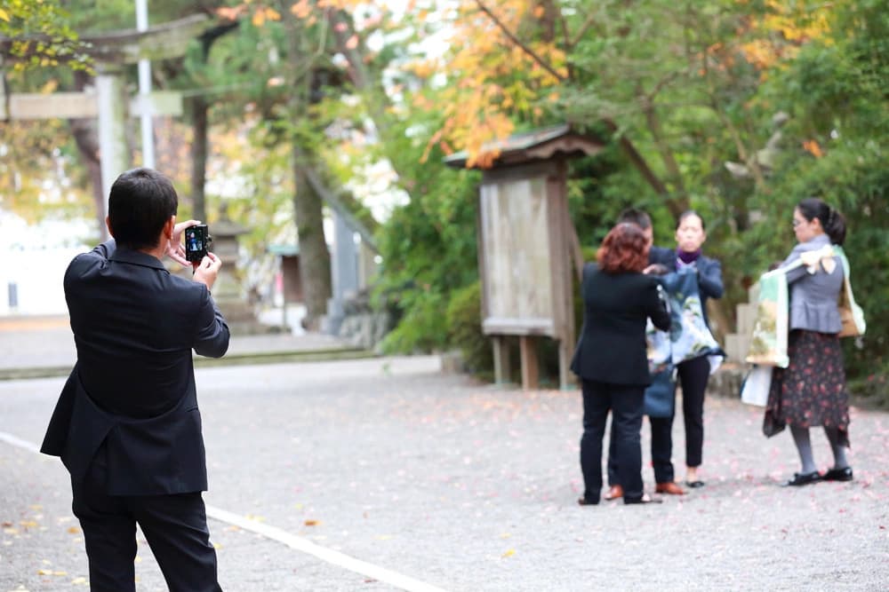 お宮参り写真撮影サンプル