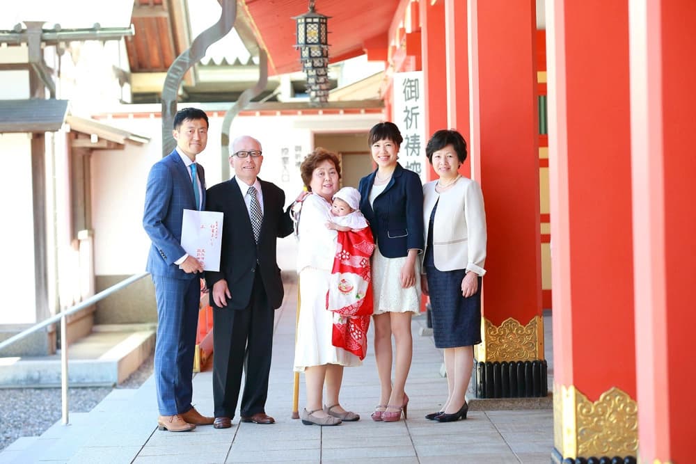 お宮参り写真撮影サンプル