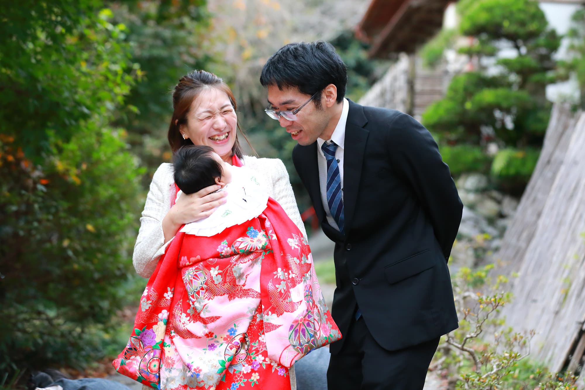 お宮参り写真撮影サンプル