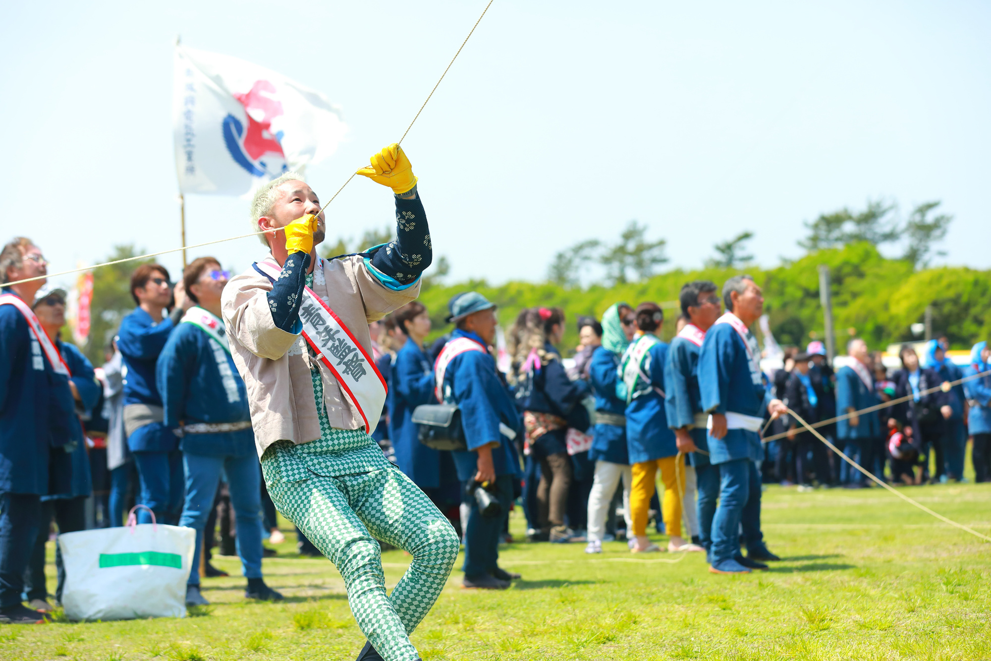 出張カメラマンが撮影した浜松まつりの写真のワンシーン