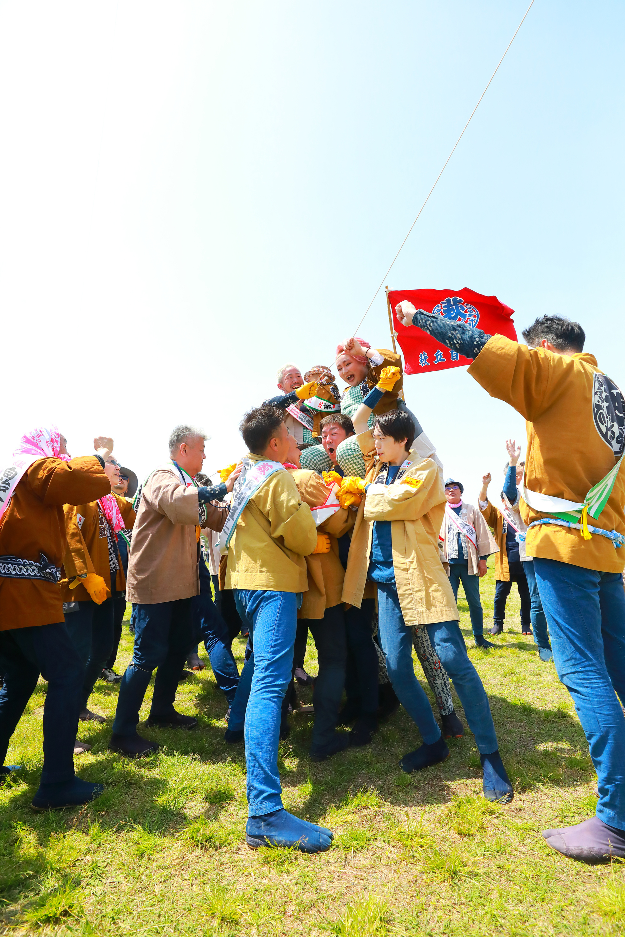 出張カメラマンが撮影した浜松まつりの写真のワンシーン
