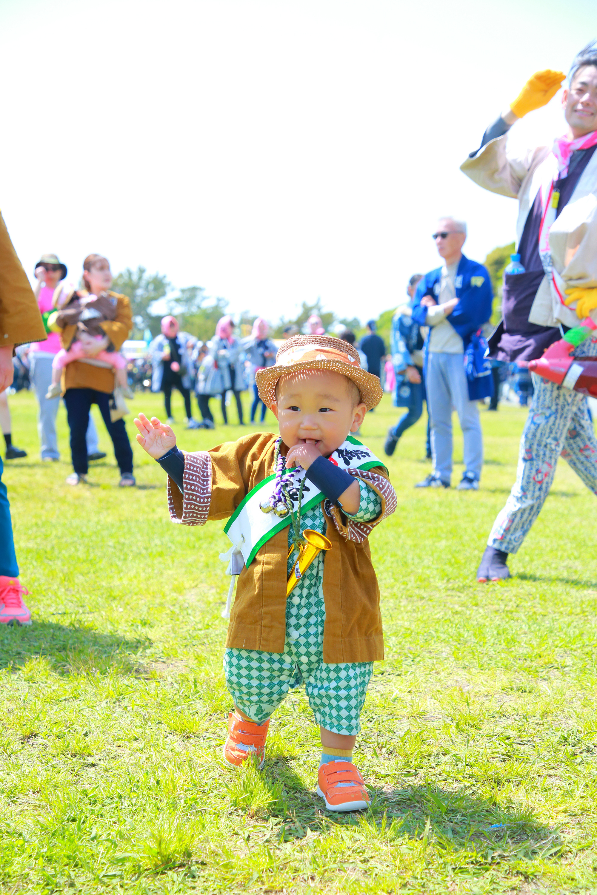 出張カメラマンが撮影した浜松まつりの写真のワンシーン