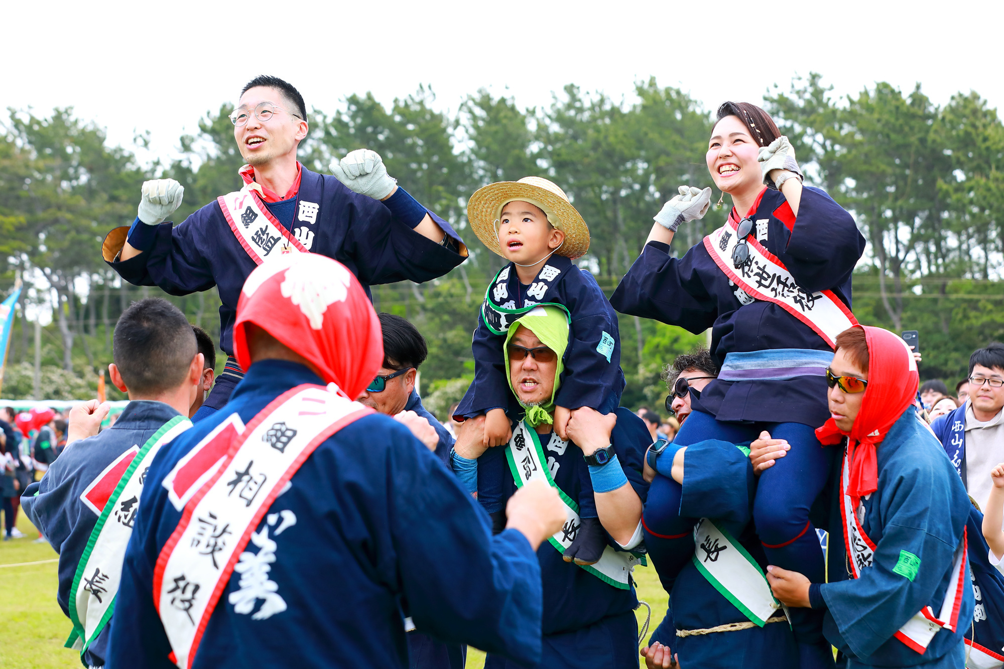 出張カメラマンが撮影した浜松まつりの写真のワンシーン